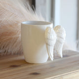 Ceramic Angel Wings Mug, 11cm