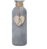 Concrete Effect Bottle, 16cm