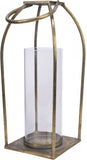 Simple Tarnished Gold Lantern, 37cm