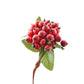 Red Berry Hip Bunch - Artificial Berry Branches with Vibrant Red Berries - Perfect for Floral Arrangements, Home Décor, and Seasonal Decorations
