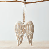 Wooden Hanging Heart, 15.3cm