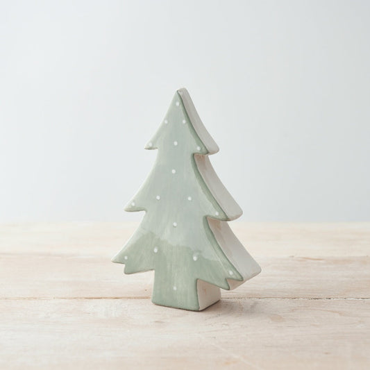 Polka Dot Christmas Tree Ornament, 12cm