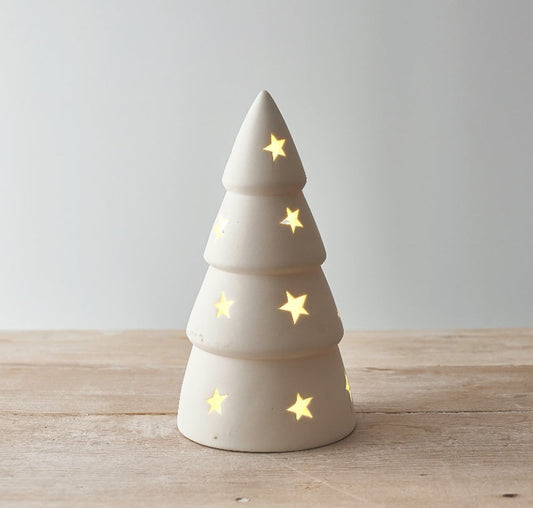 Star Ceramic Christmas Tree, 21.5cm