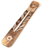 Mango Wood Sun Incense Ashcatcher