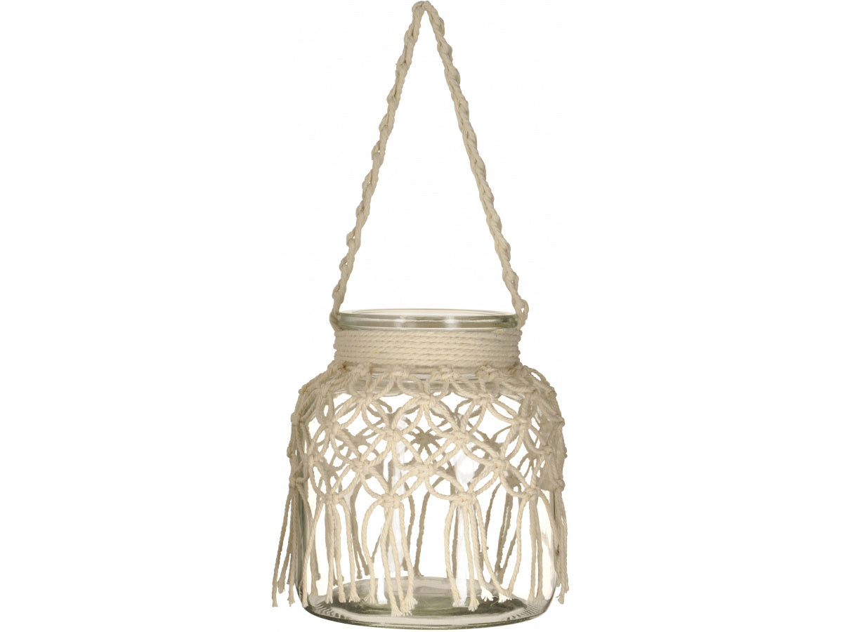 Macrame Lantern, 16cm