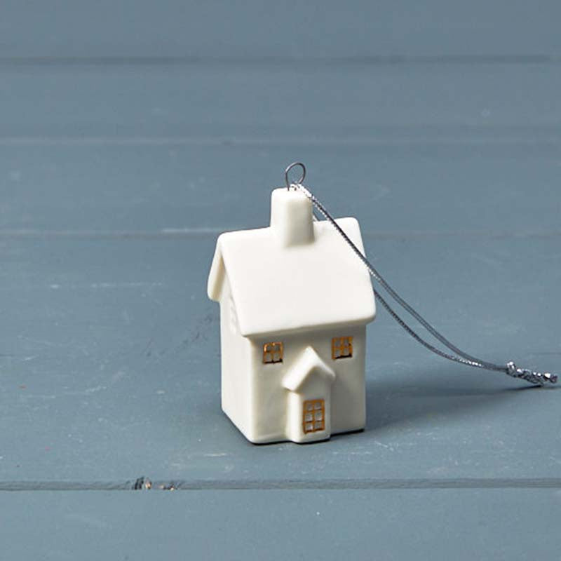 Hanging Ceramic House, 5.5cm