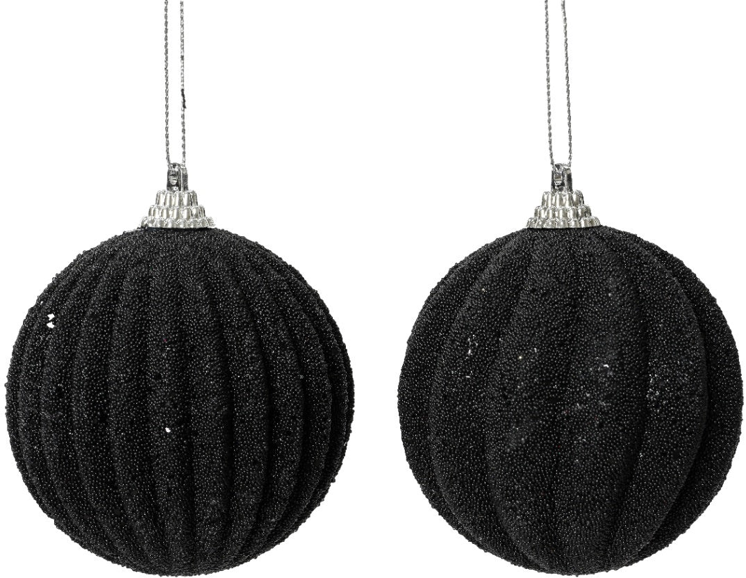 Beaded Black Baubles, 2a