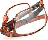 '+200 reading glasses orange