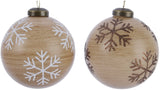 Snowflake Glass Bauble, 2a