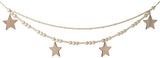 Beaded Star Garland 100cm