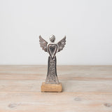 Metal Angel Wood Aluminium, 17cm