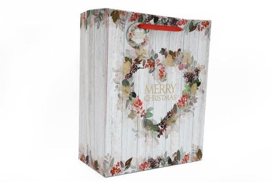 Heart Wreath Gift Bag, 23cm