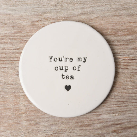 Cup of Tea Coaster, 10cm