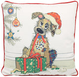 Xmas Murphy Mutt Cushion