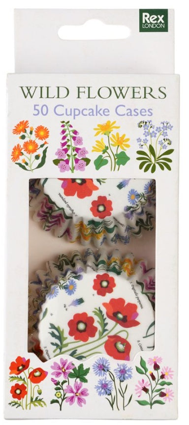 Cupcake cases - Wild Flowers