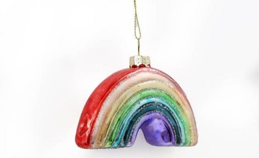 Rainbow Bauble, 10cm