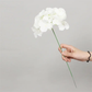 White Hydrangea Silk Flowers - Realistic Artificial Hydrangea Bouquet for Home Decor, Wedding Arrangements, Centerpieces, Floral Displays & DIY Crafts – Faux Hydrangea Stems with Lifelike Petals & Vibrant Colors