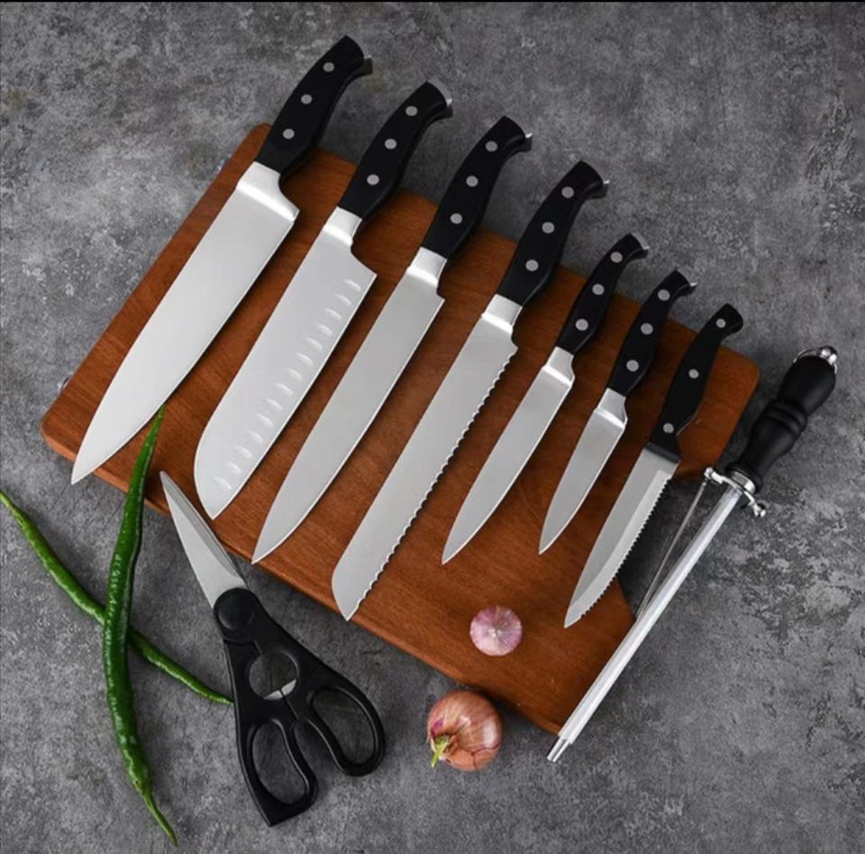 9 in1 Kitchen Chef Knives Set-Paring Knife S