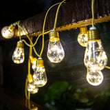 Home Decoration String Lights with Braided Rope rugby shape bulb 10L led