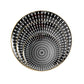 8-Inch Black Plates with Radial White Dots Premium Ceramic Dinnerware Set for Home and Restaurant Elegant Modern Design Durable and Scratch-Resistant for Everyday Use and Special Occasions