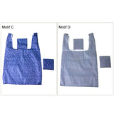 Polyester Shopping Bag - Blue Stripe