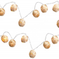Christmas light led Bamboo Touch Ball String Lights holiday Bamboo Woven Decorative String Lights