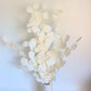 Colorful apple leaf (white) – elegant and realistic decorative foliage, perfect for floral arrangements, home décor, and seasonal displays, adds a soft and sophisticated touch to vases, wreaths, and centerpieces.