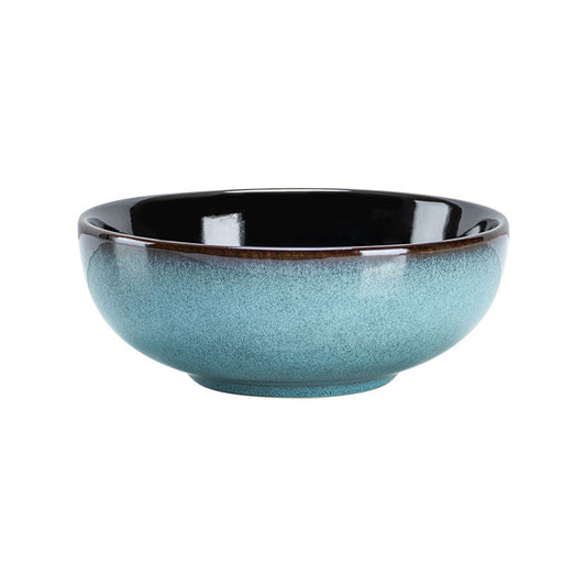 Mediterranean Blue Ceramic Bowl Set of 4 - Elegant, Durable, and Versatile Dining Bowls for Home and Kitchen