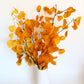 Colorful apple leaf (yellow) – vibrant and realistic decorative foliage, perfect for floral arrangements, home décor, and seasonal displays, adds a warm and natural touch to vases, wreaths, and centerpieces.