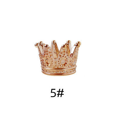 5# Glass crown gold