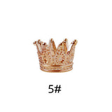 5# Glass crown gold