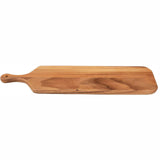 Acacia Wooden Cutting Board Wood Board Serving Tray for Bread and Cheese with Handle