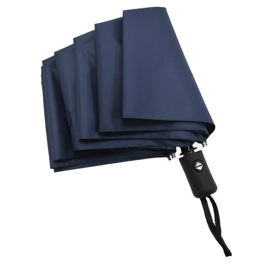 Travel Windproof foldable Blue Umbrella