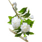 Artificial White Camellia Flower Realistic Fake Camellia Bouquet for Home Décor Wedding Arrangements Centerpieces and Floral Displays Lifelike Faux Camellias with Soft Petals and Durable Stems