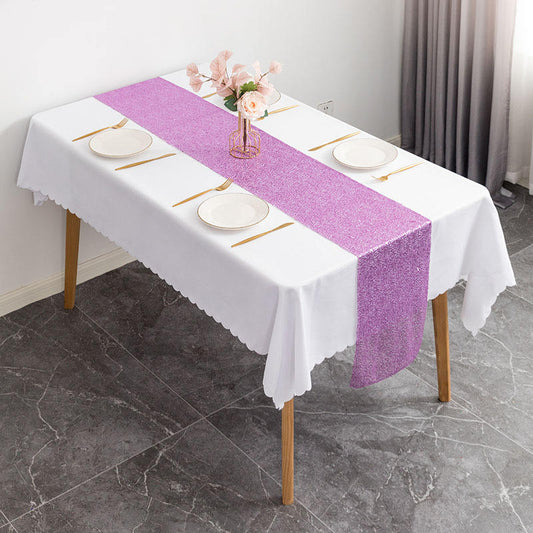 Pink Tablecloth Runner: