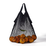 Cotton Shopping Bag - Black Color