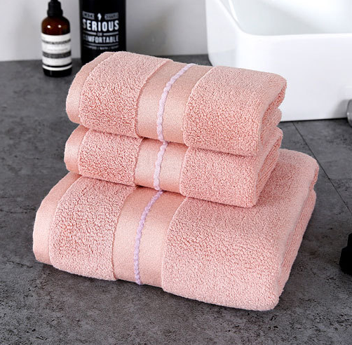 100% Egyptian Cotton Face towel 33x33cm - pink