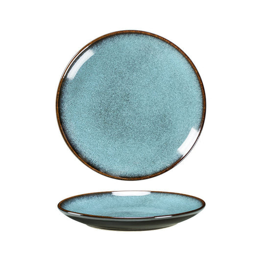 Mediterranean Blue Ceramic Plate