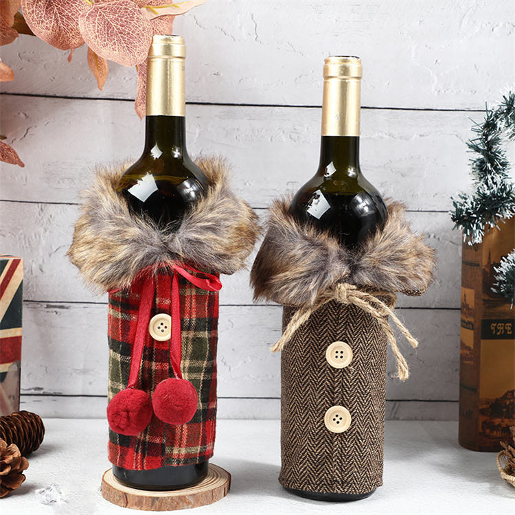 Christmas Wine Bottle Cover