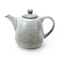 Classic Rustic Tea Pot, 19 x 9.5 x 11.5cm - Ceramic, Sustainable, Ideal for Hotel and Restaurant Use