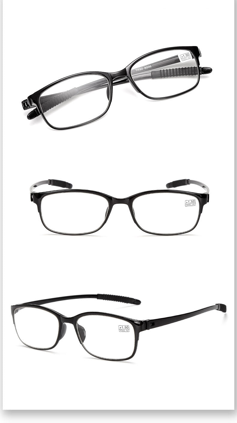 '+150 reading glasses black