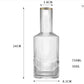 Ripple Carafe Elegant Ribbed Glass Pitcher for Water Juice Wine and Cocktails Durable Lead-Free Glass Modern Textured Design for Home Bar and Restaurant Use