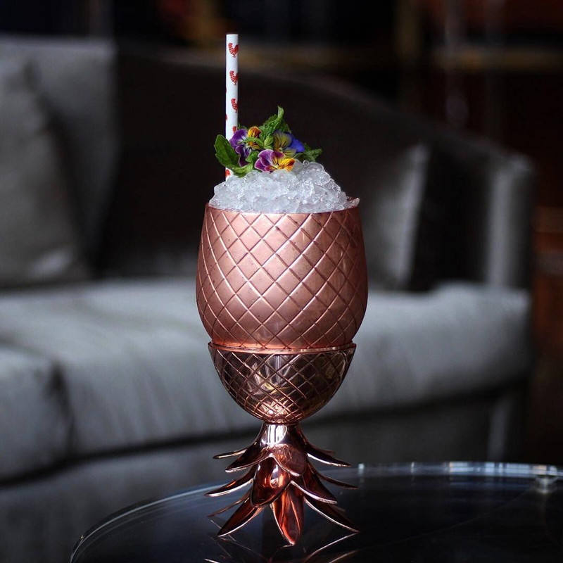 Moscow Mule Pineapple dispenser 500ml Rose Gold