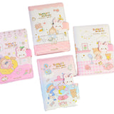 A6 Kawaii rabbit Leather journal cute notebook 112sheets