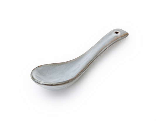 Classic Rustic Soup Spoons, 14.5x3.3cm, Set of 4 - Ceramic, Sustainable, Ideal for Hotel and Restaurant Use