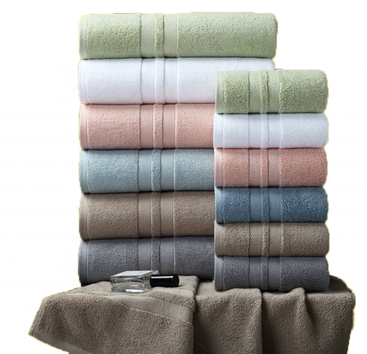 100% Egyptian Cotton Hand towel 35x75cm - green