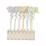 PASTEL BUTTERFLY METAL GARDEN STAKES 23CM CDU