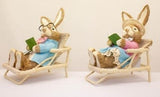 MR & MRS PETER RABBIT ON CHAIR 2 ASSORTED