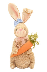 Bunny Bloom Dumpy Character – Adorable Decorative Bunny Figurine with Floral Accents – Perfect for Spring, Easter, or Seasonal Home Décor with a Cute, Playful Touch