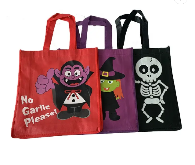 Halloween Cartoon Pumpkin Tote Bag